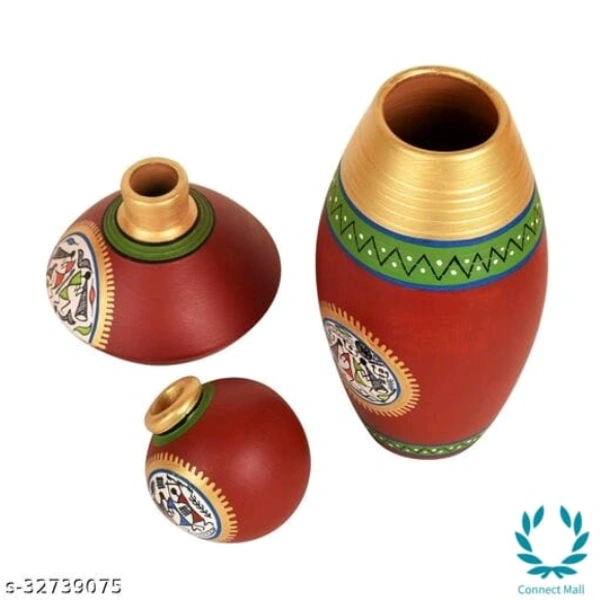 Rustic Warli Vases  like Madhubani and Warli.  - 3